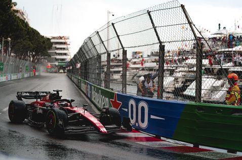 Валттери Боттас на трассе в Монако, фото пресс-службы Alfa Romeo