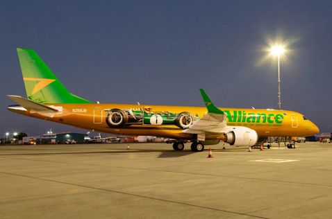 Самолёт, оформленный в честь Джека Брэбэма, фото из социальных сетей