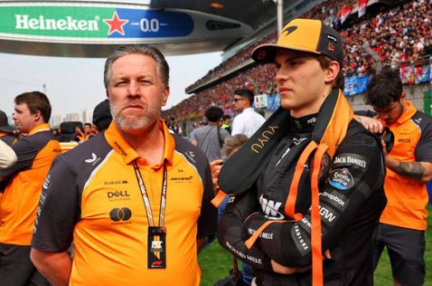 Зак Браун и Оскар Пиастри, фото XPB