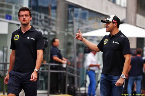 Джолион Палмер и Пастор Мальдонадо