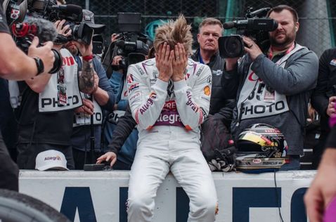 Маркус Эрикссон после фининиша Indy 500, фото из социальных сетей