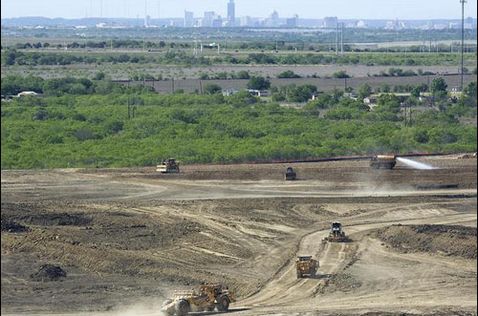 Строительство автодрома в Остине, штат Техас