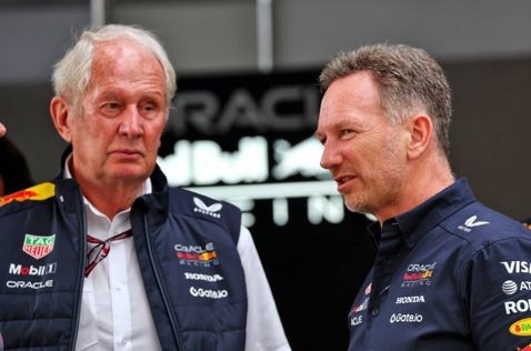 Хельмут Марко и Кристиан Хорнер, фото XPB