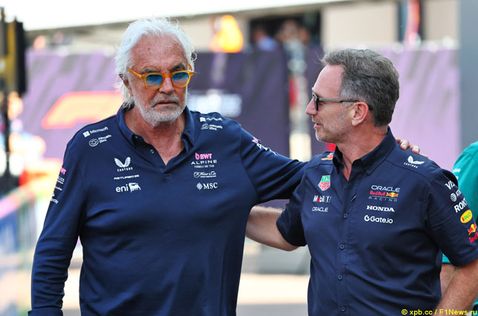 Флавио Бриаторе и Кристиан Хорнер