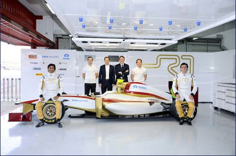 HRT F112 на презентации в Барселоне 