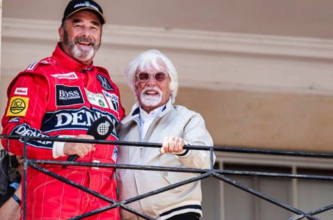 Найджел Мэнселл и Берни Экклстоун на Фестивале скорости в Гудвуде, фото XPB