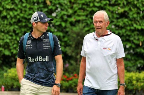 Макс Ферстаппен и Хельмут Марко, фото XPB