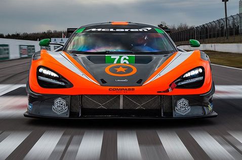 Cпорткар McLaren 720S GT3 американской команды Compass Racing