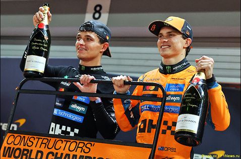 Ландо Норрис и Оскар Пиастри