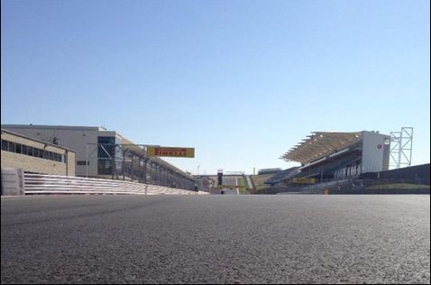 Стартовая прямая трассы Circuit of the Americas