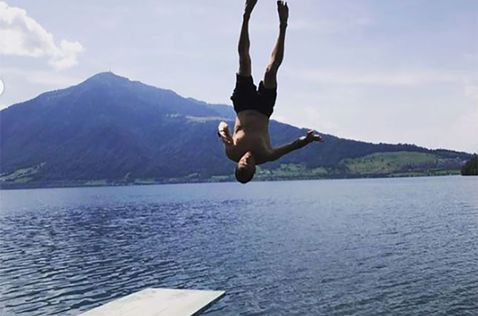 Кими Райкконен на отдыхе