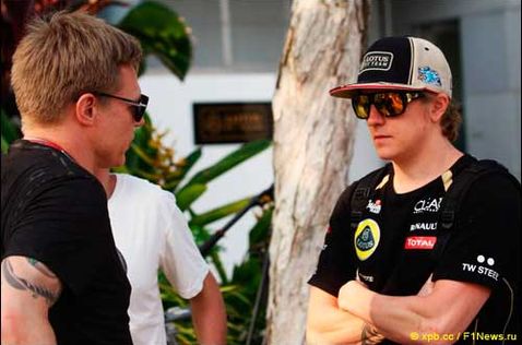 Пятница. Сепанг. Мика Сало и Кими Райкконен