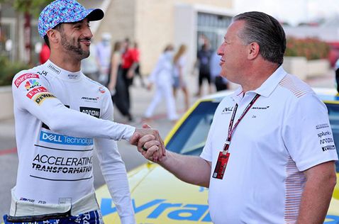 Даниэль Риккардо и Зак Браун