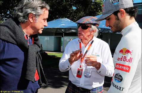 Карлос Сайнс-старший, Джеки Стюарт и Карлос Сайнс-младший