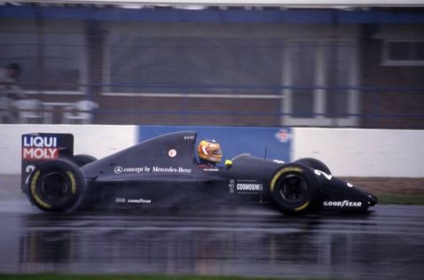 Карл Вендлингер за рулём Sauber C12 в 1993 году, фото XPB