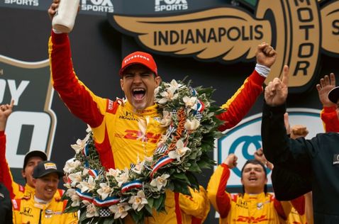 Алекс Палоу, победитель гонки в Сент-Питерсберге, фото Chip Ganassi Racing
