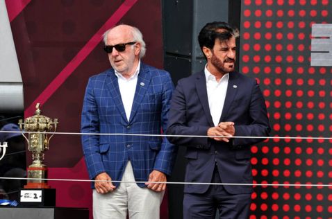 Дэвид Ричардс и Мохаммед бен Сулайем на Гран При Великобритании, 2025 год, фото XPB