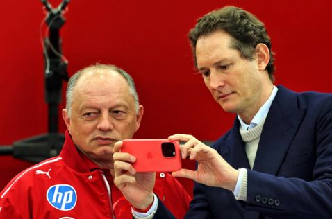 Фредерик Вассёр и Джон Элканн, президент Ferrari, фото XPB