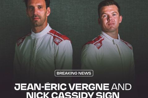 Жан-Эрик Вернь и Ник Кэссиди, фото Формулы E