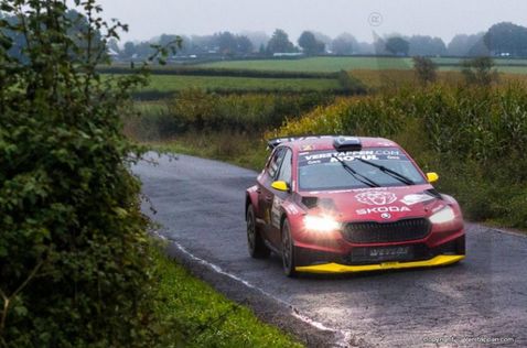 Йос Ферстаппен на трассе ралли в Бельгии, фото Verstappen.com