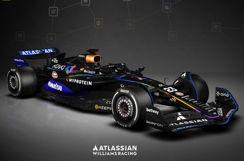 Раскраска Williams для Гран При Лас-Вегаса