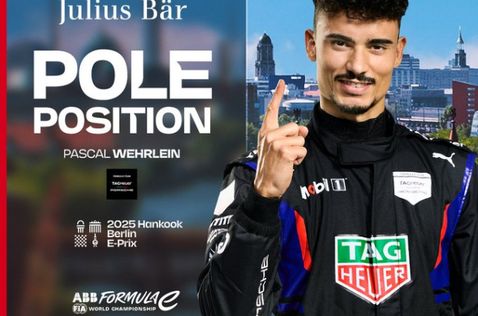 Паскаль Верляйн, победитель квалификации в Берлине, фото Формулы E